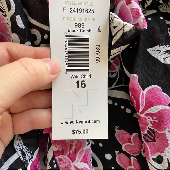 Bianca Nygard Floral Wrap Top Blouse - Picture 5 of 7